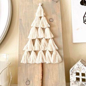 Boho style Christmas Tree Wall Art
